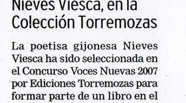 Recorte de prensa.