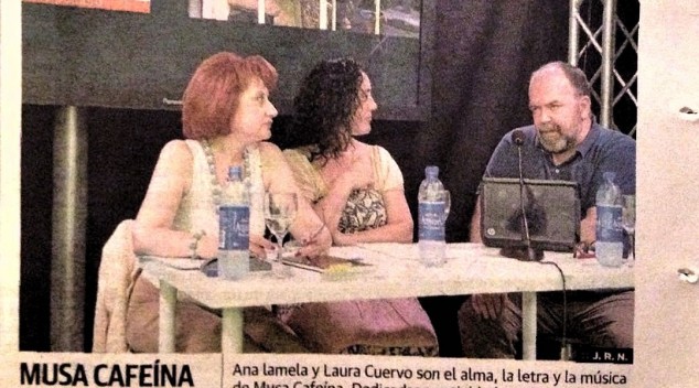 MUSA CAFEÍNA EN EL STAND AYTO DE GIJÓN