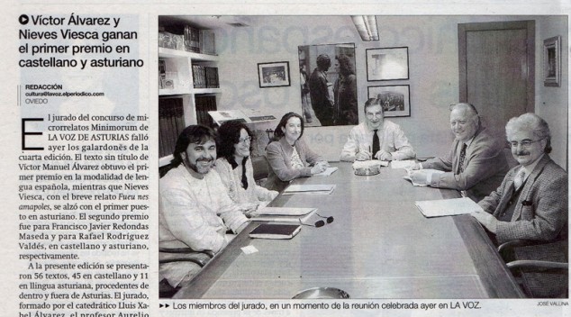 Recorte de prensa.