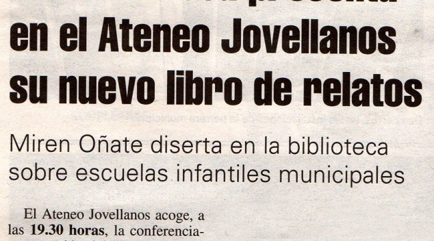 Recorte de prensa.