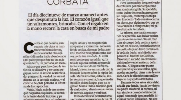 Recorte de prensa.