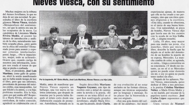Recorte de prensa.