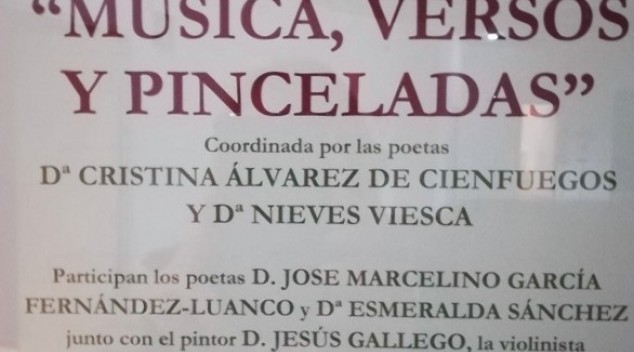 MÚSICA, VERSOS Y PINCELADAS