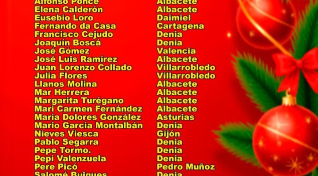 LETRAS NAVIDEÑAS EN ALBACETE